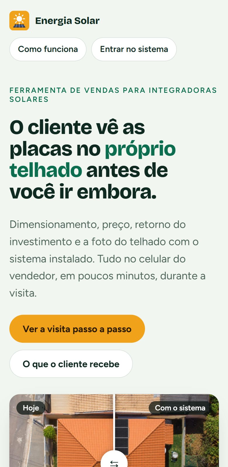 Energia Solar no celular